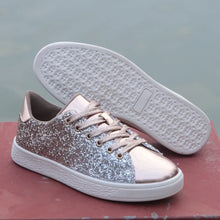 Load image into Gallery viewer, Women's Shoes Sneakers Bling Girl Glitter Casual  Breathable Lace Up Outdoor Sport Shoes