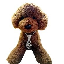 Load image into Gallery viewer, Dog Collar Tie Cute Bling Crystal Shiny Full Rhinestone Necklace Collar Size options