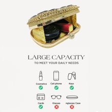 Load image into Gallery viewer, Glass Rhinestone Clutch  Purse for Women, Exquisite French Rhinestone and Glass Luxury Lightweight Chain Bag COLOR OPTIONS