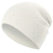 Load image into Gallery viewer, Winter Fall Hat Beanie Stylish &amp; Shiny Rhinestone Decor  Outdoor Streetwear Knitted Hat