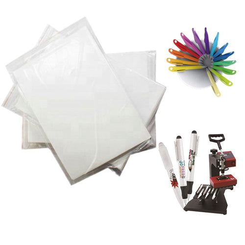 Heat Transfer Paper for Pens 50 Sheets A4 Size Laser Transfer Paper for Heat Pen Press Machine