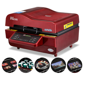 Vacuum Heat Press Machine 3D Sublimation Transfer EASY TECHNOLOGY for Phone Cases- Mugs- Plates -Glasses-T shirts 