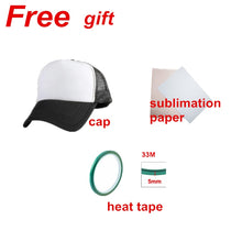 Load image into Gallery viewer, Heat Press Transfer Machine Hat Sublimation Double Digital display Swing Away Baseball/Business logo&#39;s