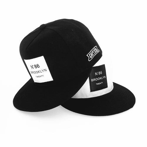 Fashion Men's Hip Hop Hat BROOKLYN Leather label N86 