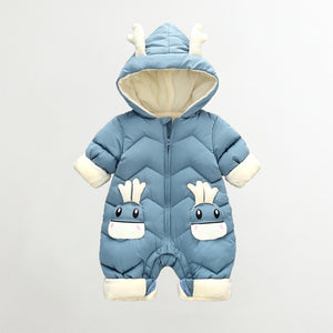 Newborn/Toddler Unisex Winter Snowsuit Coat/Jumpsuit Deer & Antlers Design Thick lining