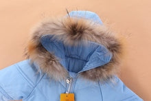 Load image into Gallery viewer, Toddler&#39;s Winter Snow Suit Set Coat and overall Pants