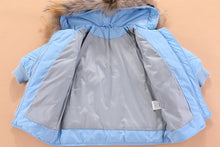 Load image into Gallery viewer, Toddler&#39;s Winter Snow Suit Set Coat and overall Pants