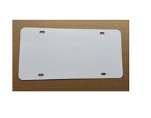 Load image into Gallery viewer, License Plates Blank Metal for Heat Transfer Sublimation 5pcs lot Hole options 2 or 4