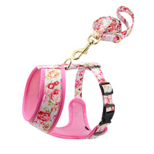 Load image into Gallery viewer, Dog Harness and Leash Set Nylon Breathable Padded Print COLOR OPTIONS Small-Medium- Large-XL