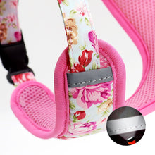 Load image into Gallery viewer, Dog Harness and Leash Set Nylon Breathable Padded Print COLOR OPTIONS Small-Medium- Large-XL