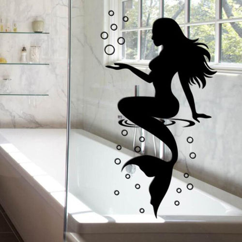 Mermaid Vinyl Sticker/Cling Design 3D Vinyl Wall Sticker 22