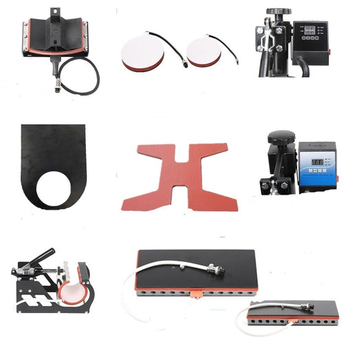 Heat Press Machine Parts- Accessories Replacement Parts only Shoe Press, Hat, Ball, Pen, Mug , Plates, Double Digital display /Single Digital display